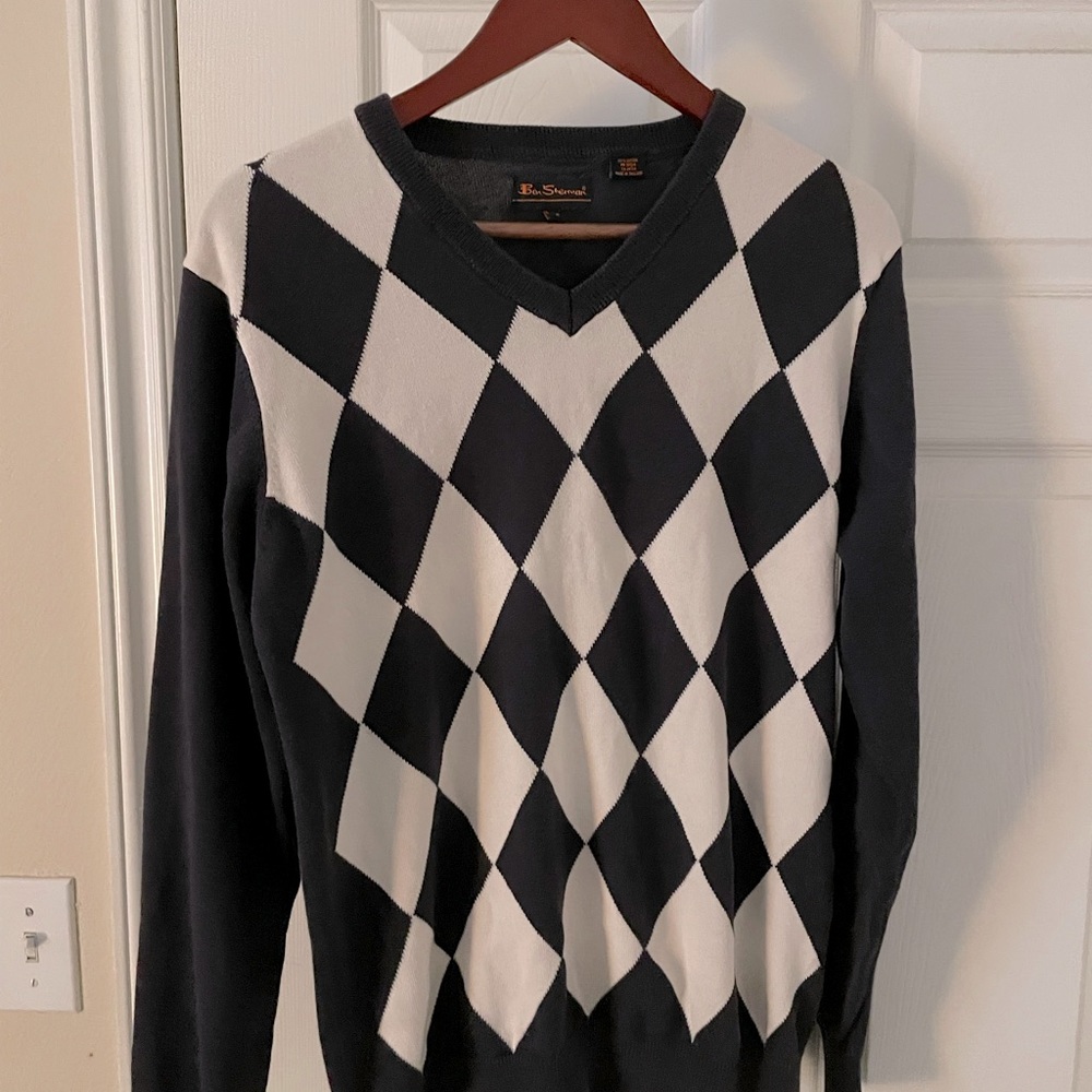 Vintage Ben Sherman argyle sweater